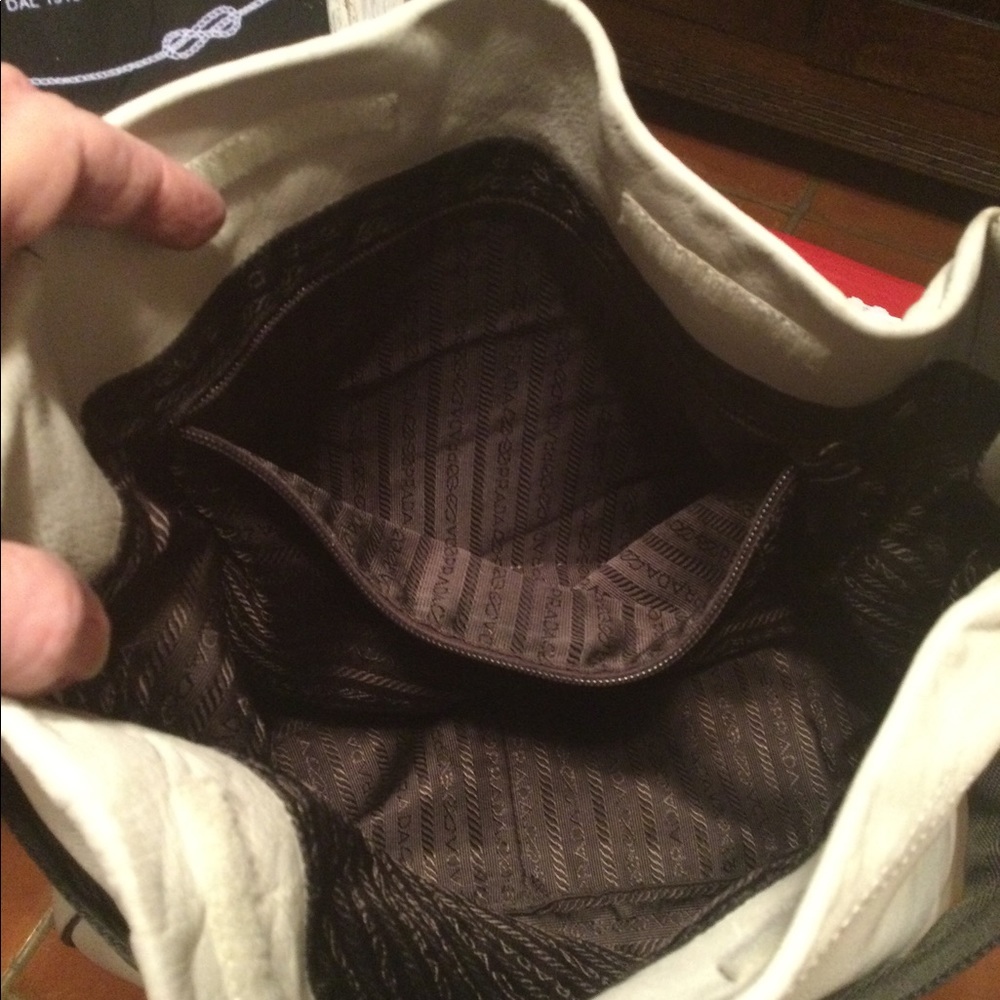 Authentic Rare Prada Shoulder Bag with Top Hook & Loop Closure - Picture 13 of 16